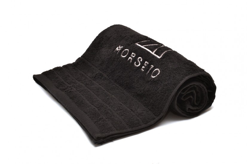 Πετσέτα Θαλάσσης MORSETO Μαύρη 150 X 75cm